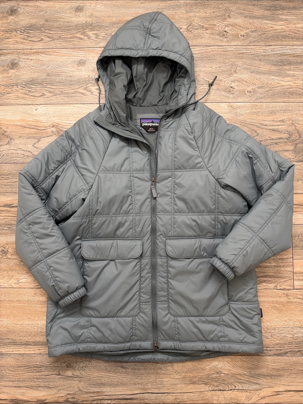 Patagonia Women’s Hooded Puffer Jacket - Gray